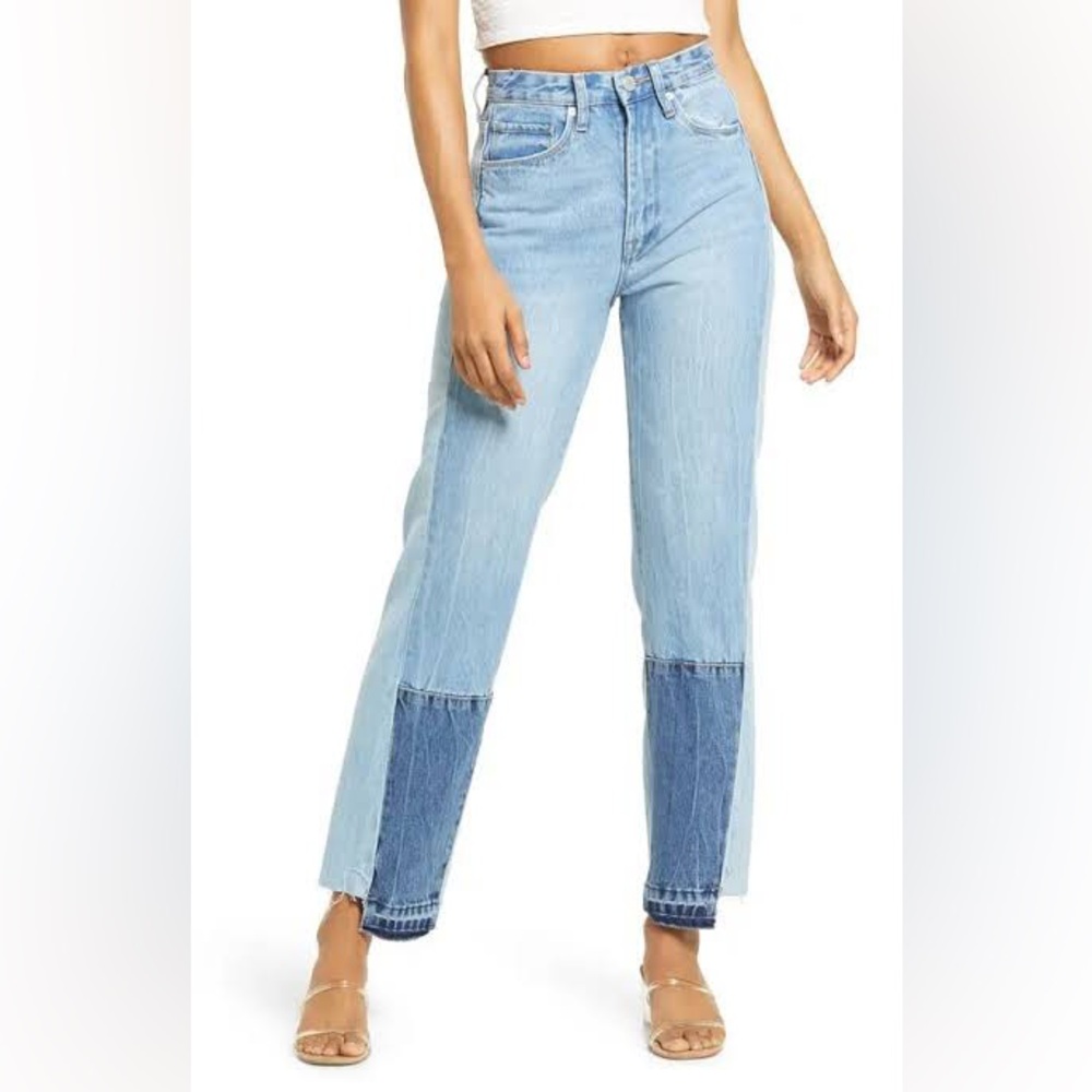 Blank NYC Light Blue High-Rise Straight Jeans